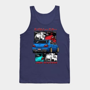 JDM Subie Impreza WRX STi 2000 Tank Top